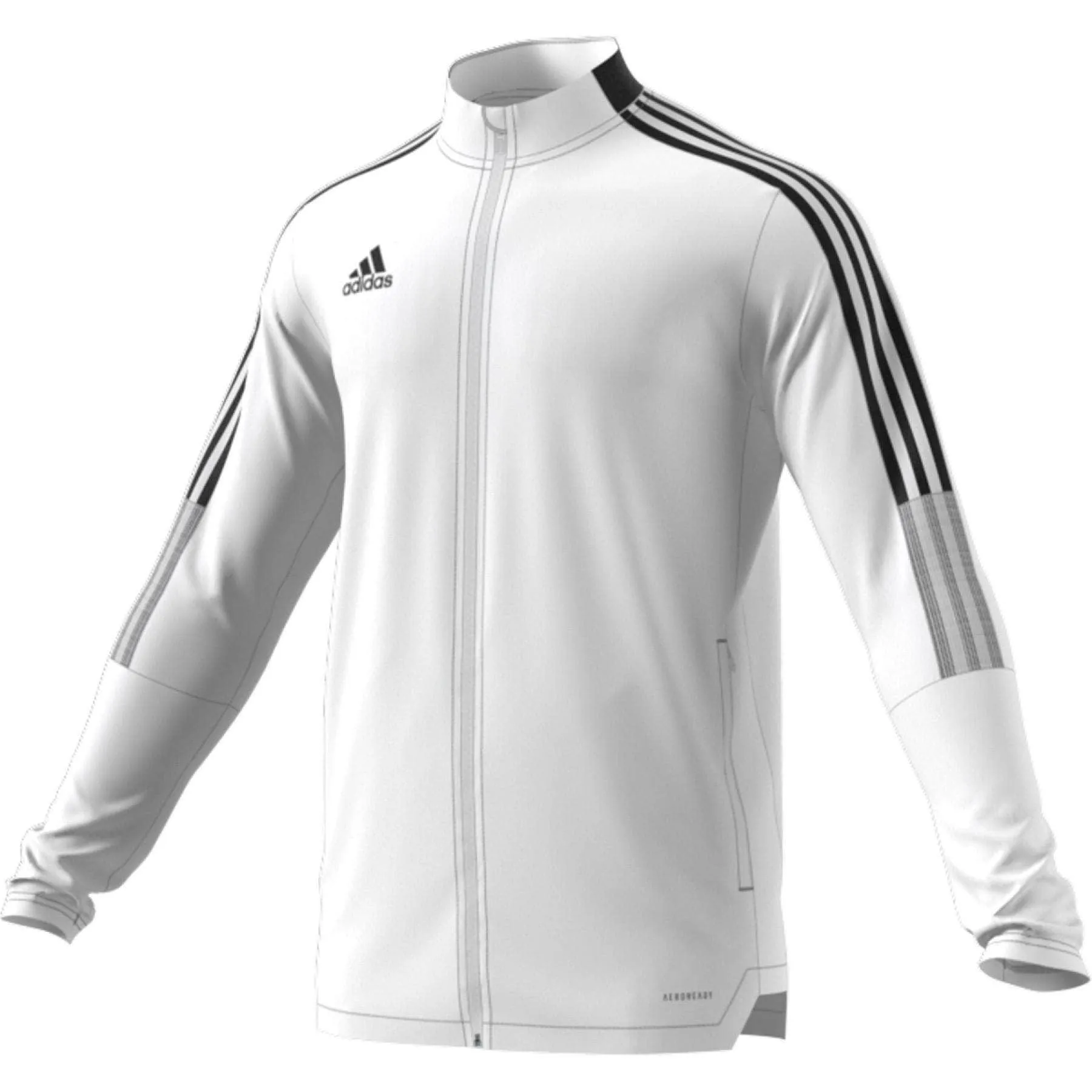 Men’s Adidas Tiro 21 Training Track Jacket - Lightweight, Stylish Sportswear for Performance and Comfort