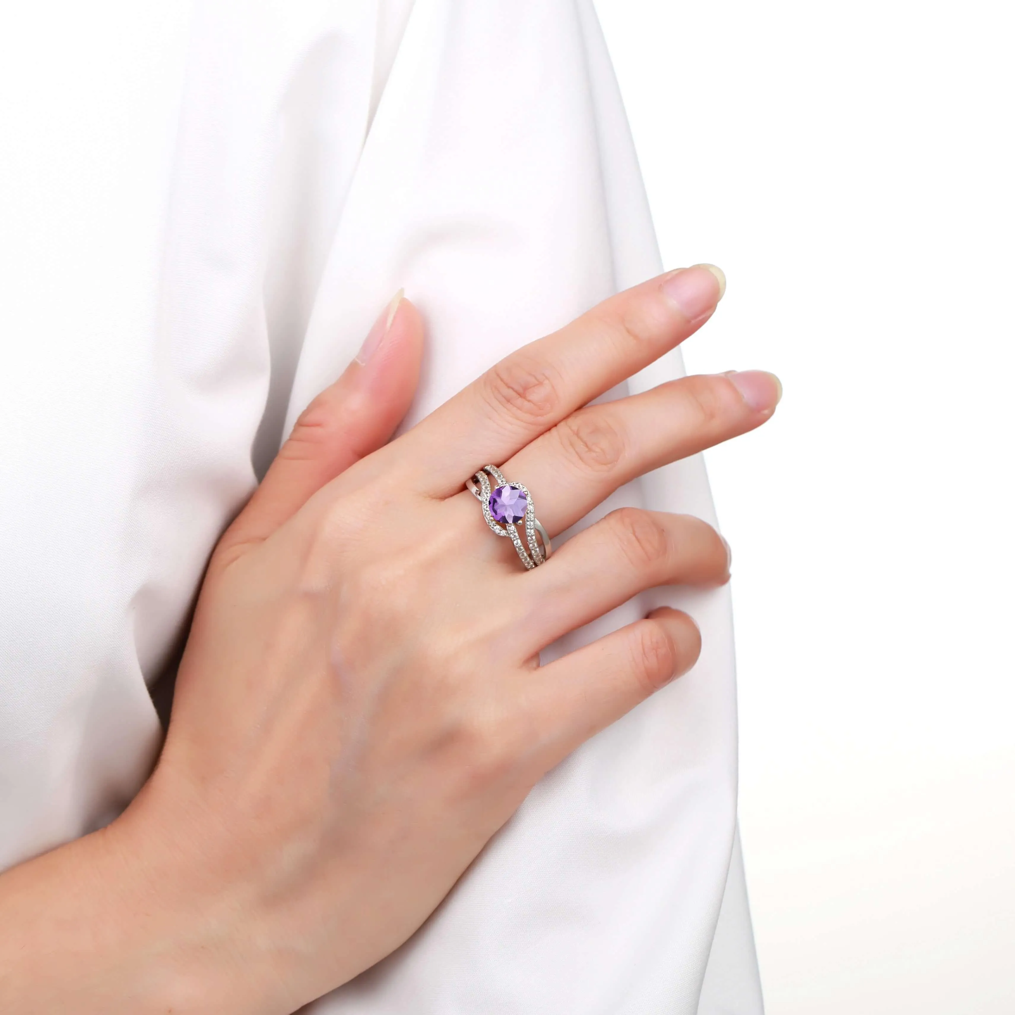 Amethyst Fashion Ring