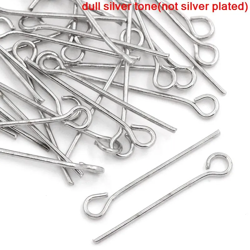 AVBeads Components Eye Pins 20mm 30pcs 21 gauge