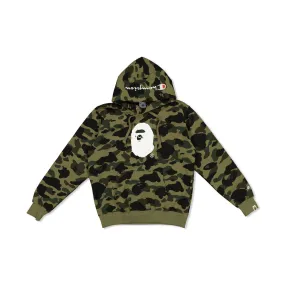 BAPE x CHAMPION 1ST CAMO PULL OVER HOODY