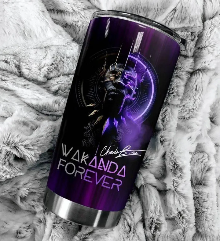 BLACK PANTHER TUMBLER WAKANDA FOREVER FP1