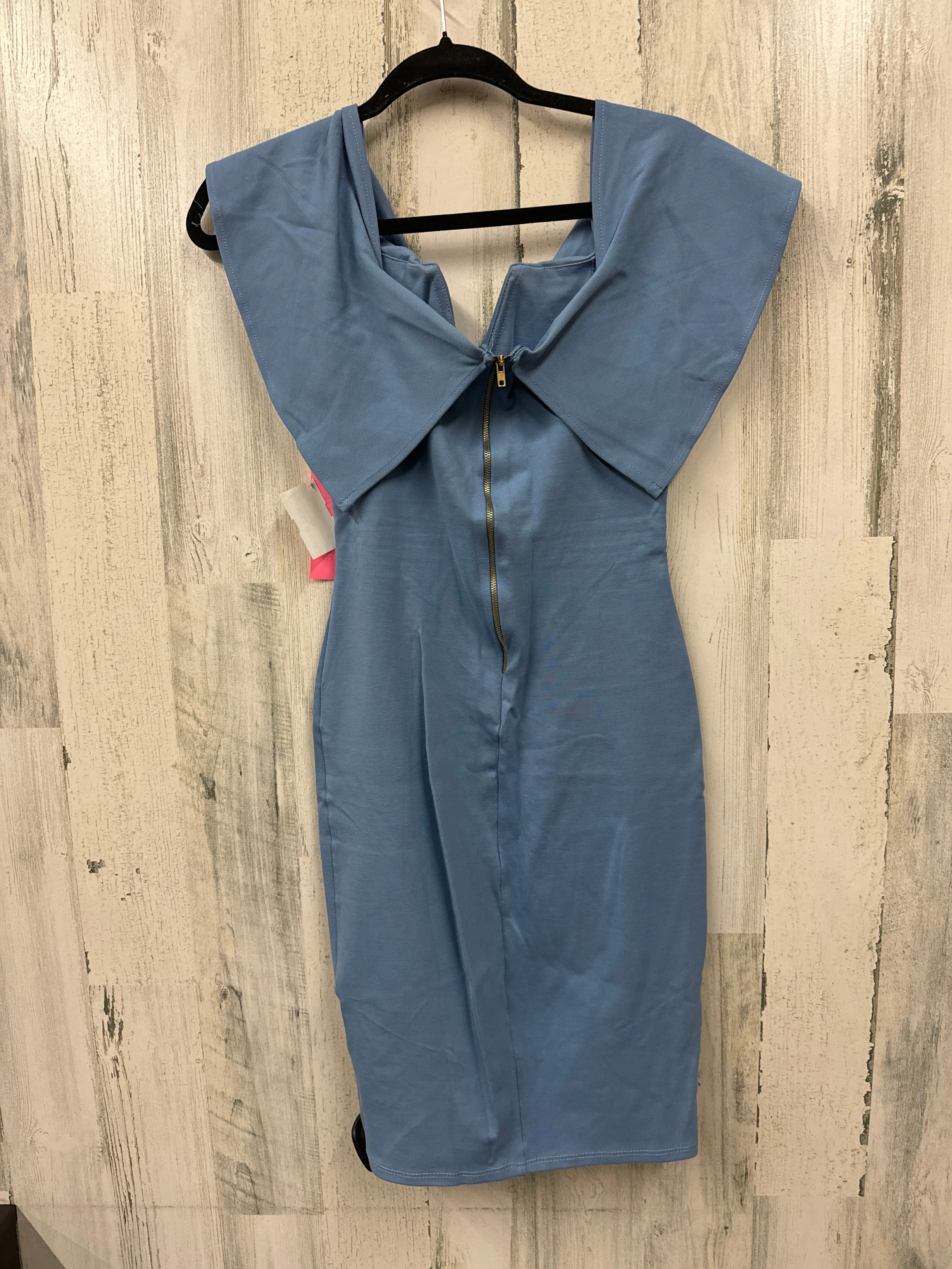 Blue Dress Casual Short Fashion Nova, Size S