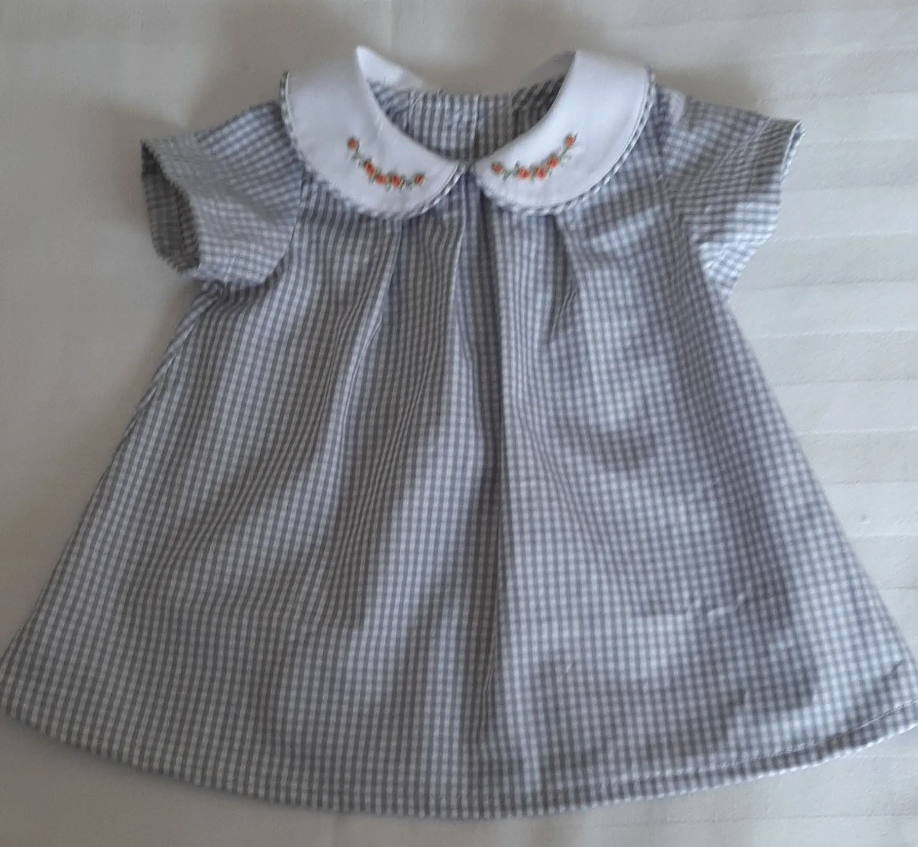 Blue Goose Gingham Dress - Nova