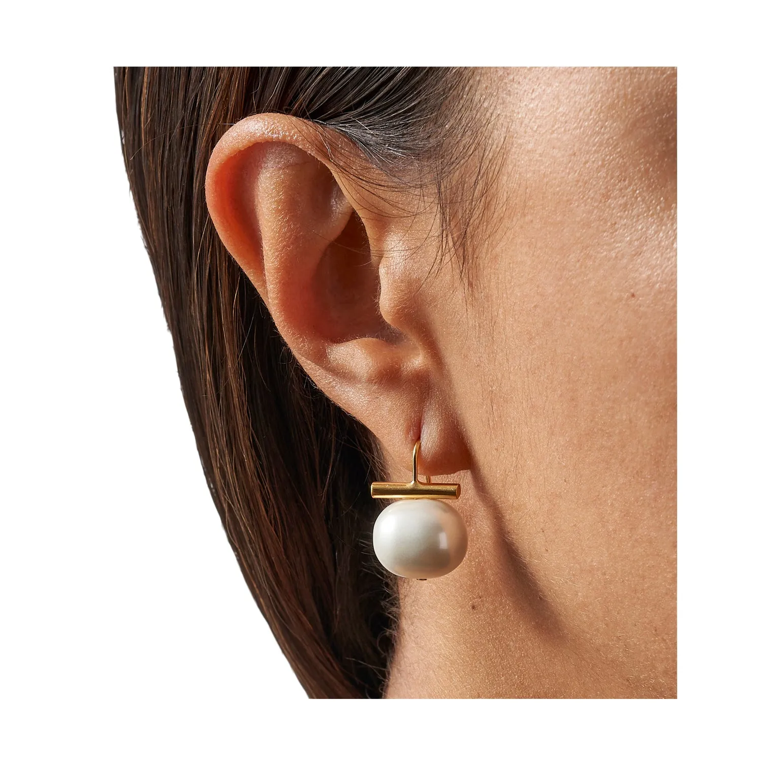 Classic Forever Fave Pebble Pearl Earrings ~ Medium