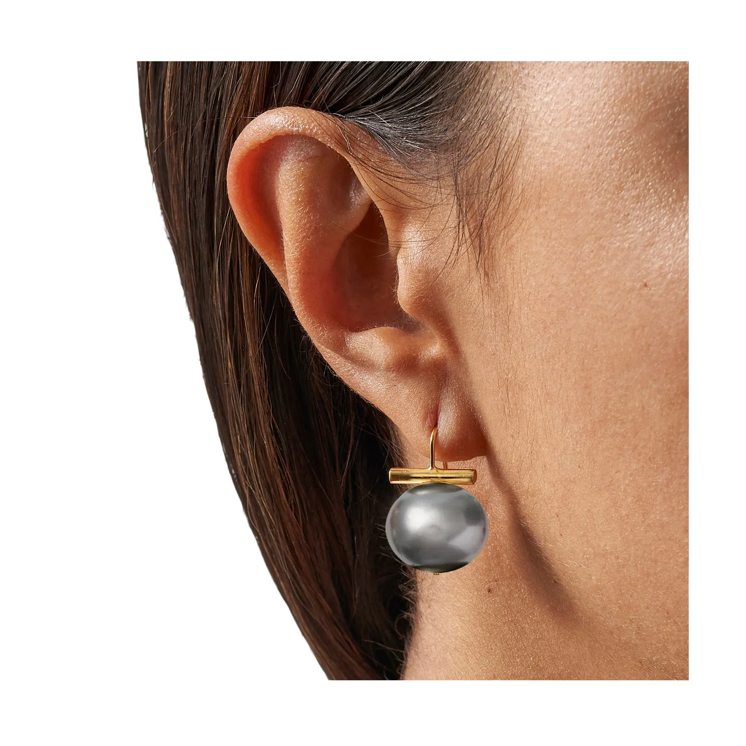 Classic Forever Fave Pebble Pearl Earrings ~ Medium