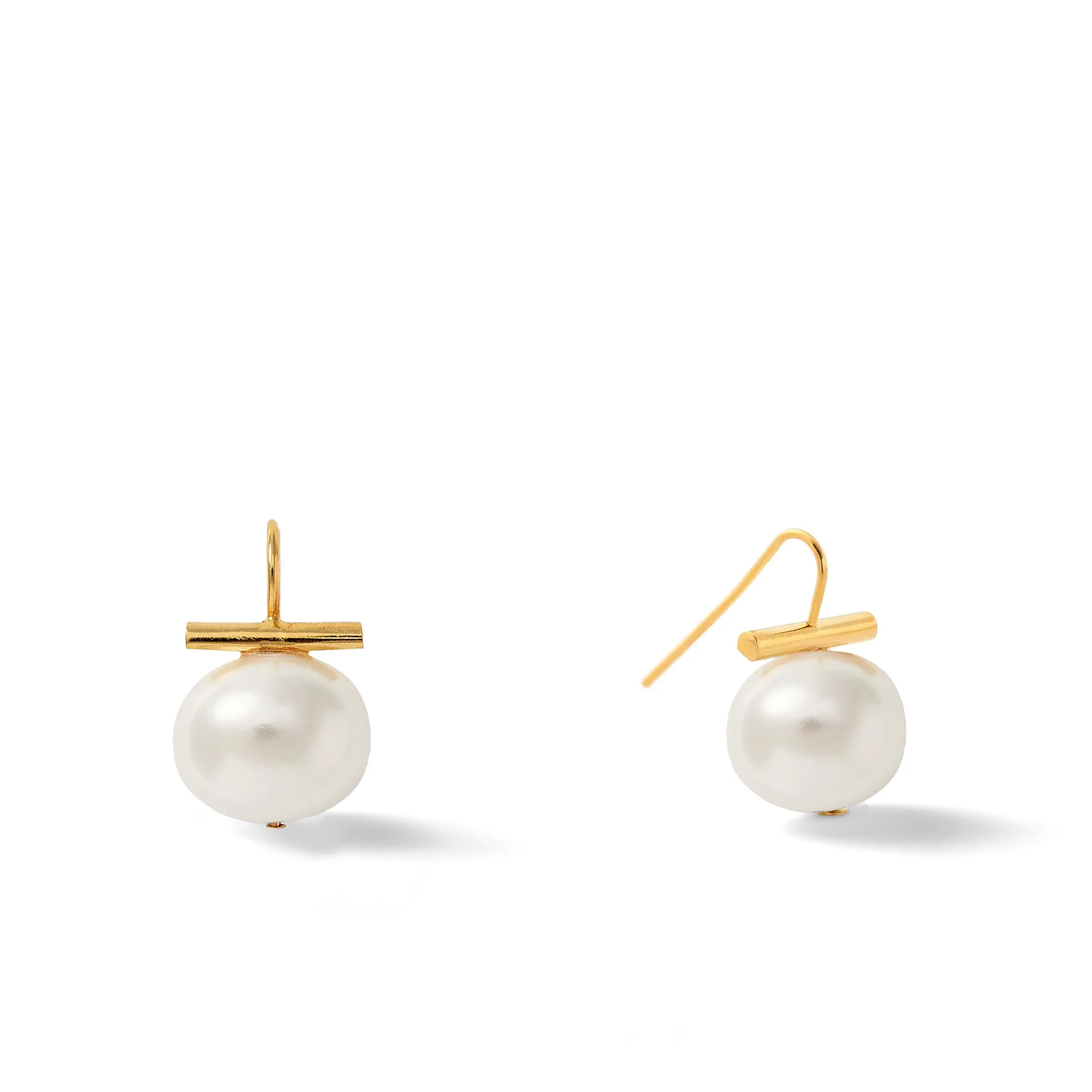 Classic Forever Fave Pebble Pearl Earrings ~ Medium