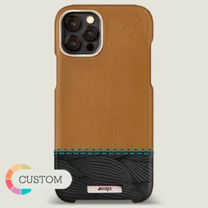 Customizable Grip Duo iPhone 12 Pro Max Leather Case with MagSafe