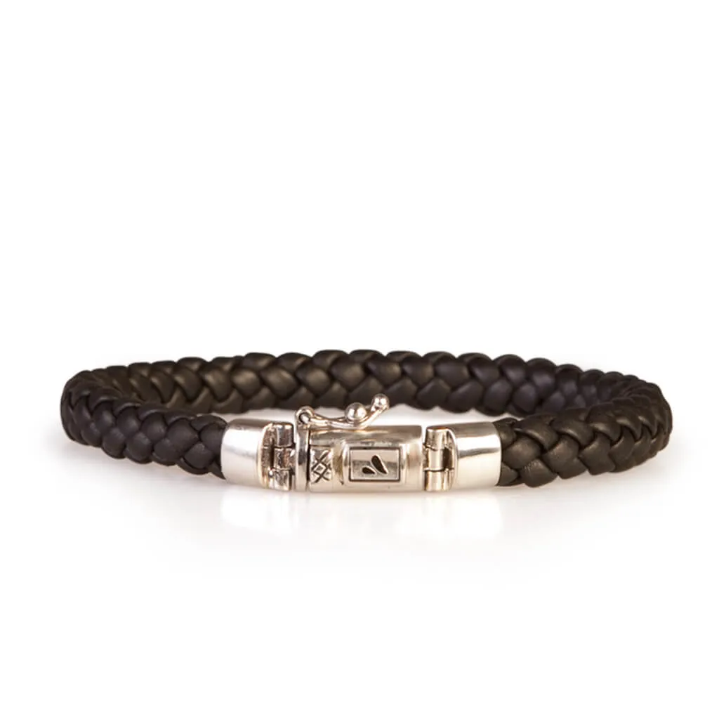 Customizable Porto Braided Leather Bracelet - Ships in 1 Week!