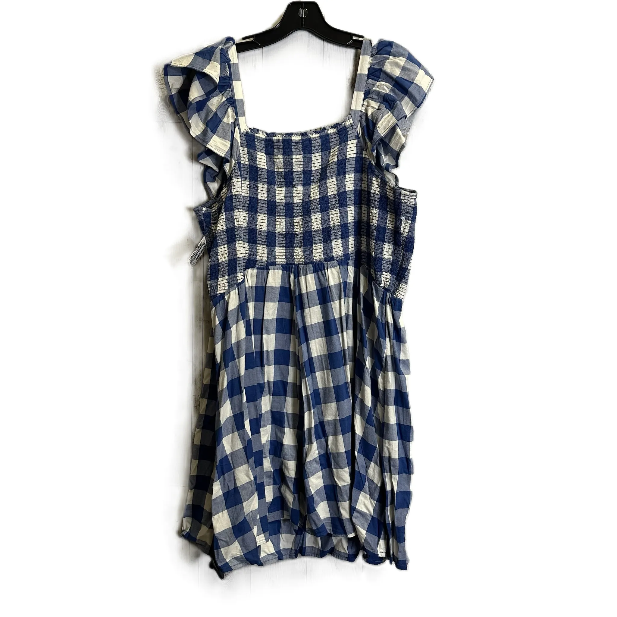 Dress Casual Short By Old Navy In Blue & White, Size: 2x