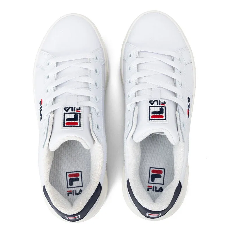 FILA フィラ COURT PLUMPY LITE コートプランピーライト ホワイト/ネイビー/レッド【USS24004-125】