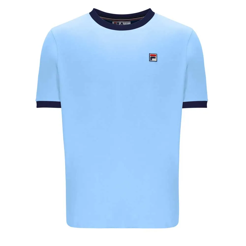 Fila Vintage Marconi Ringer T Shirt - Blue Bell / Navy