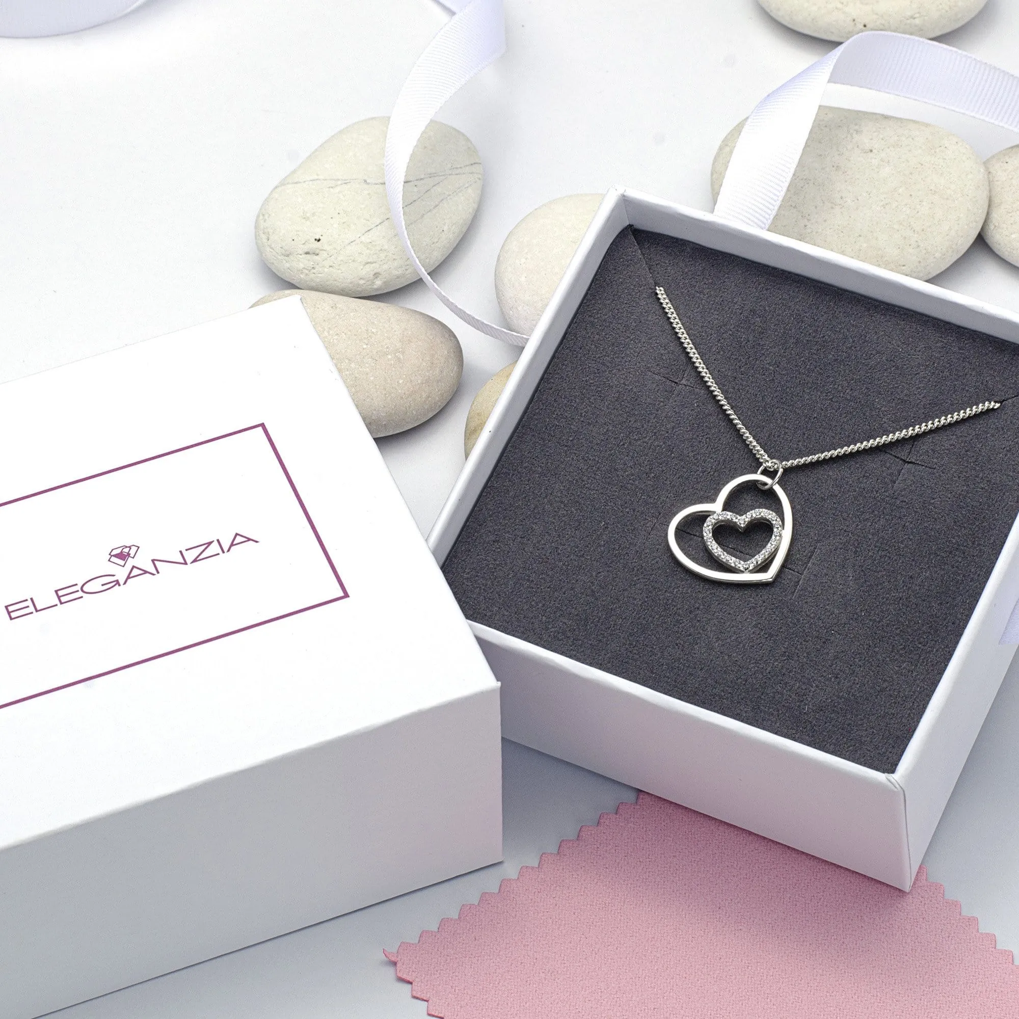 Forever Heart Necklace Sterling Silver