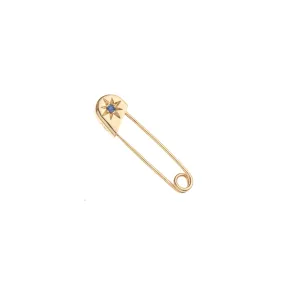 FOREVER Something Blue Pin in Solid Gold