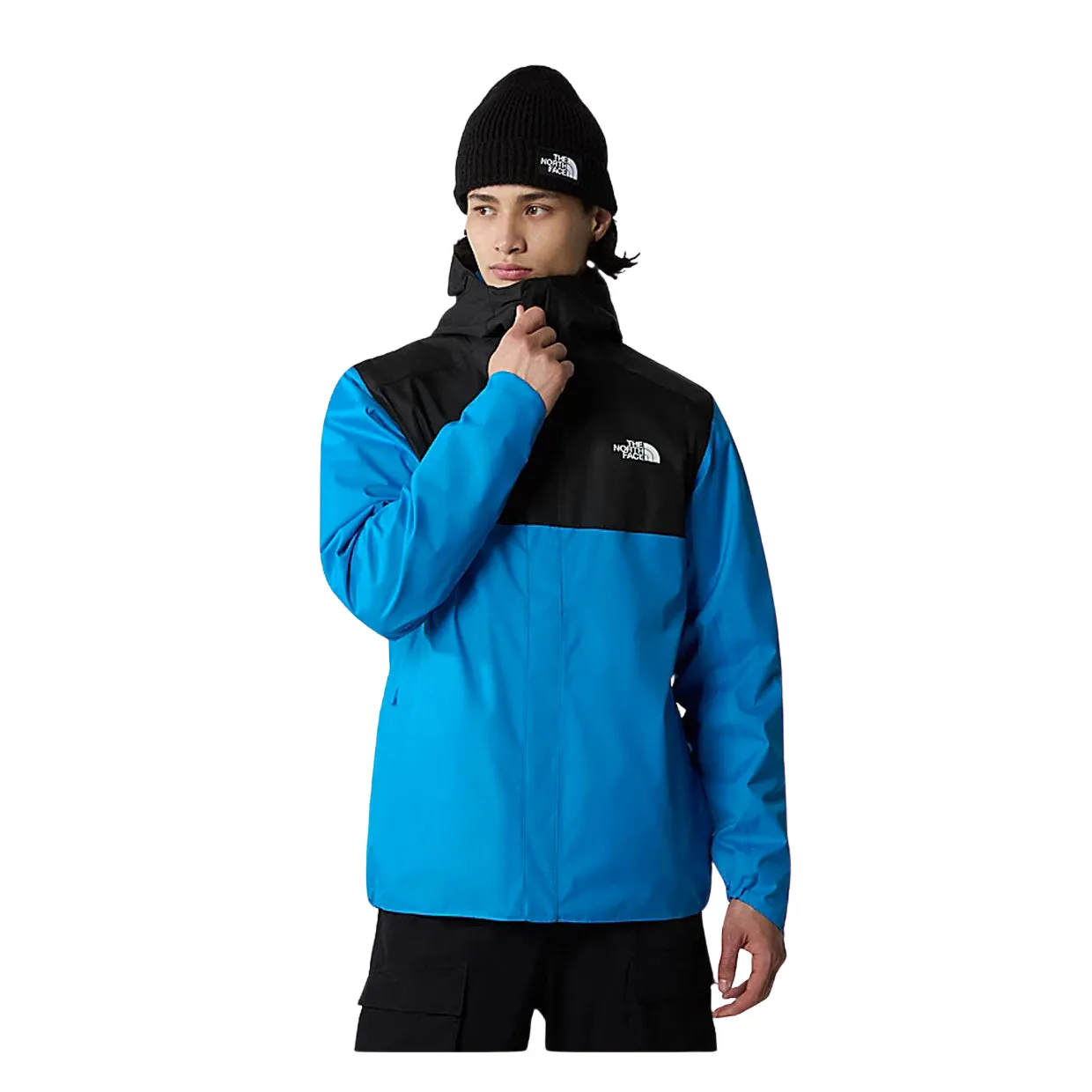 Giubbino Uomo The North Face Quest Zip-In Nero / Azzurro