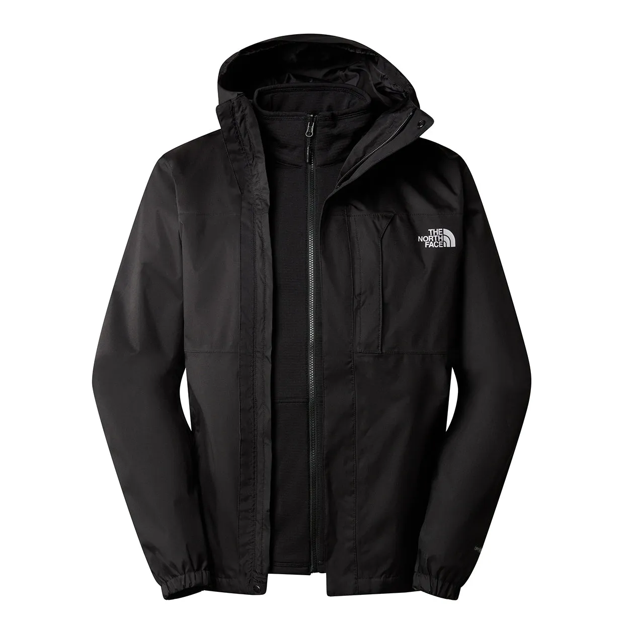 Giubbino Uomo The North Face Quest Zip-in Triclimate Nero