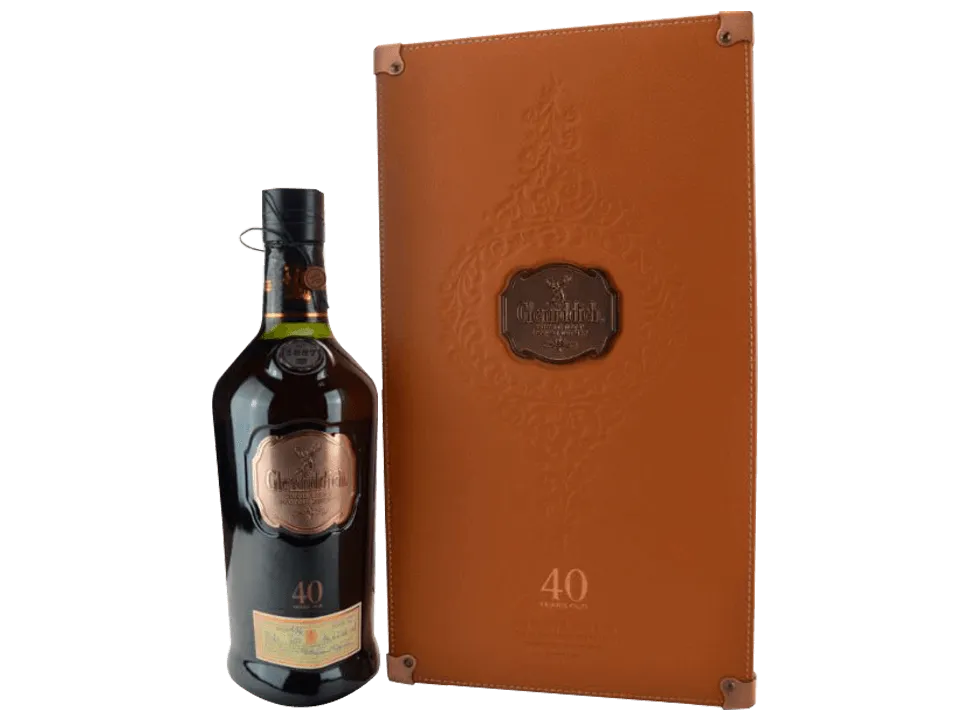 Premium Glenfiddich 40-Year-Old Single Malt Scotch Whisky