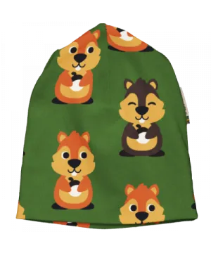 Maxomorra Garden Squirrel Doll Cotton Hat