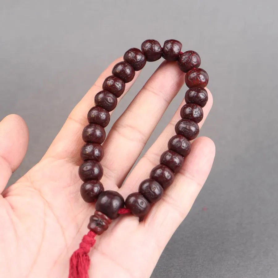 Old Tibetan Bodhi Seed Mala Prayer Beads