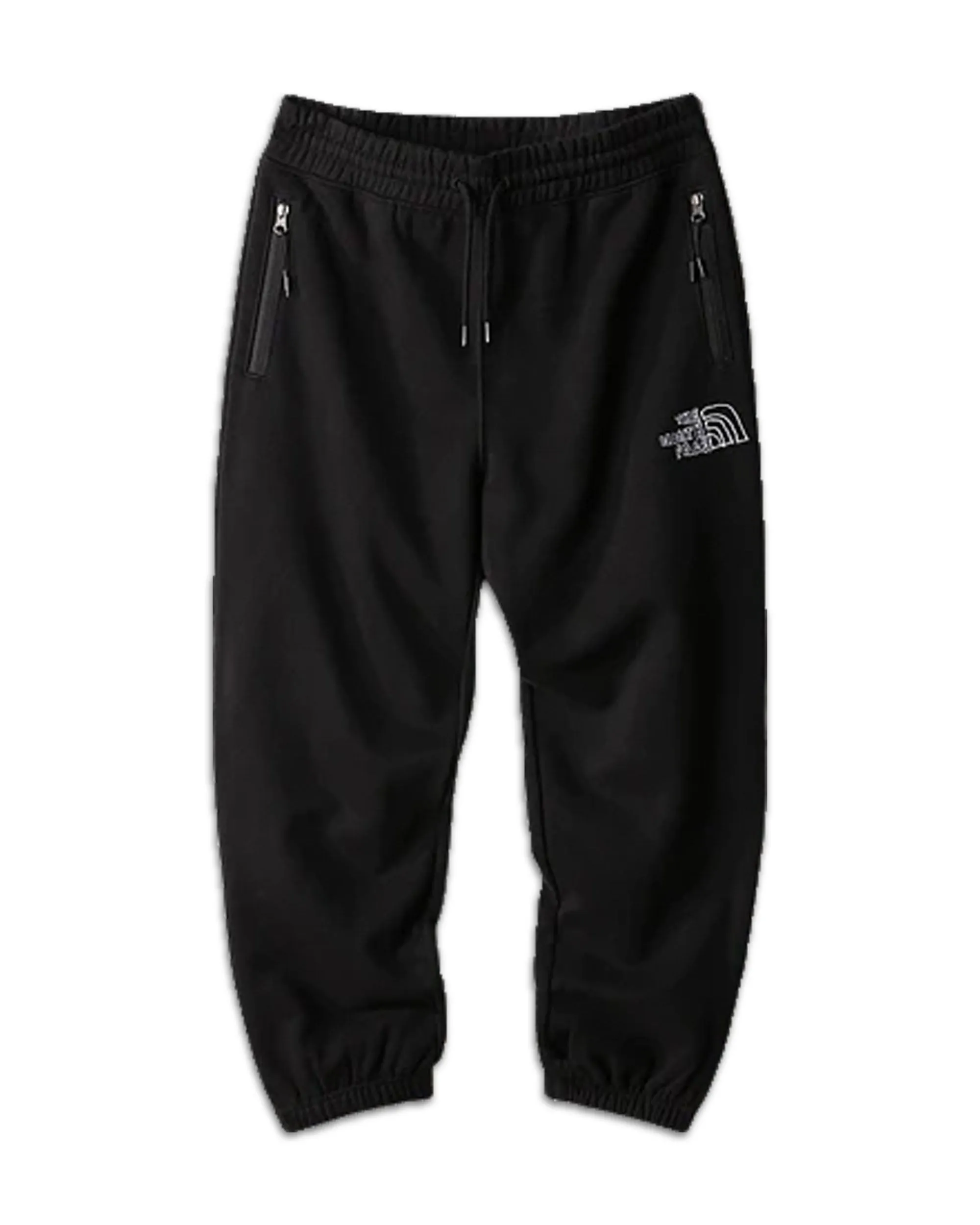 The North Face Mens Printed Heavyweight Fleece Sweatpants in Black