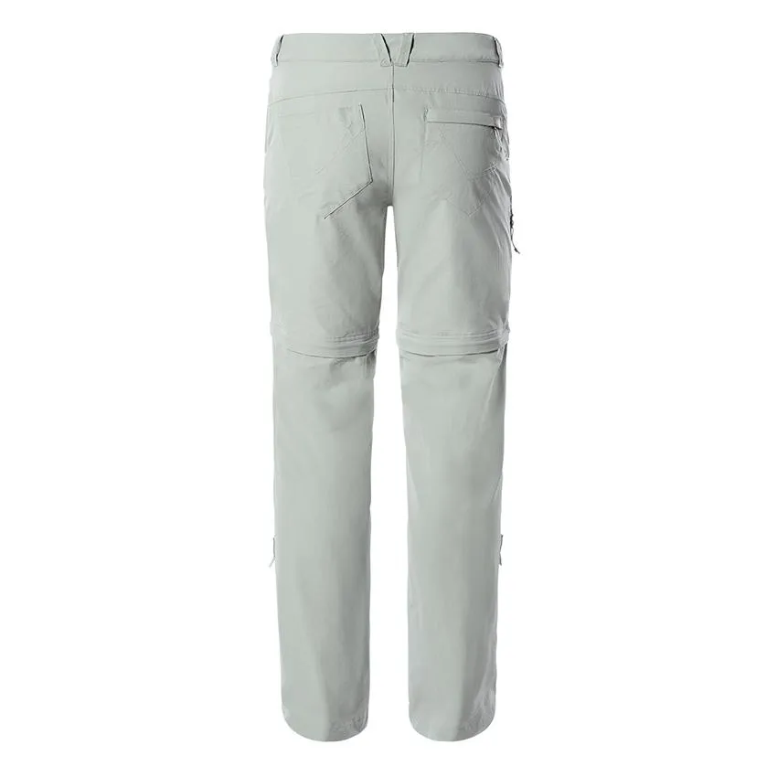 Pantaloni Donna The North Face Convertibili Exploration Grigio Chiaro