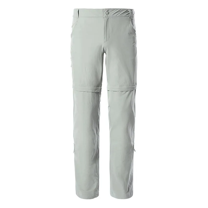 Pantaloni Donna The North Face Convertibili Exploration Grigio Chiaro