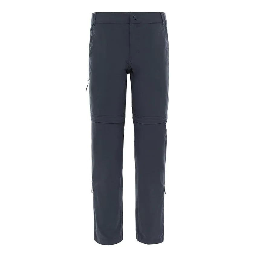 Pantaloni Donna The North Face Convertibili Exploration Grigio Scuro