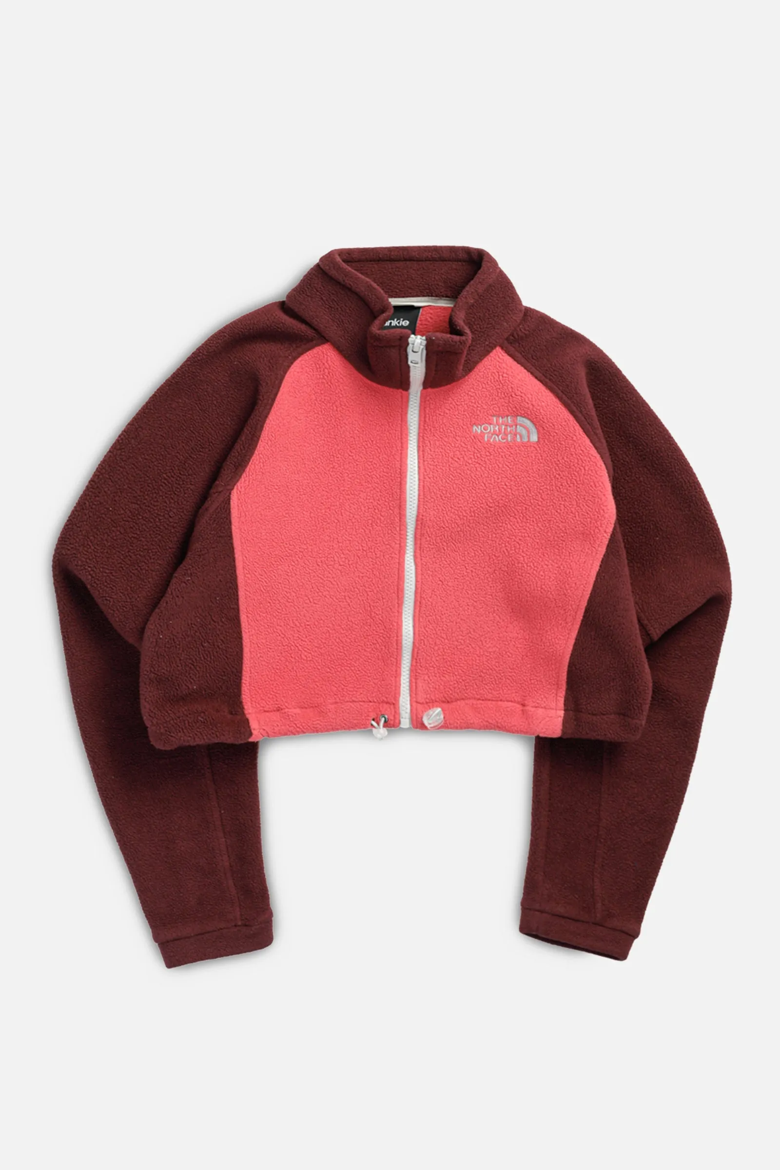 Rework North Face Crop Fleece Jacket - L