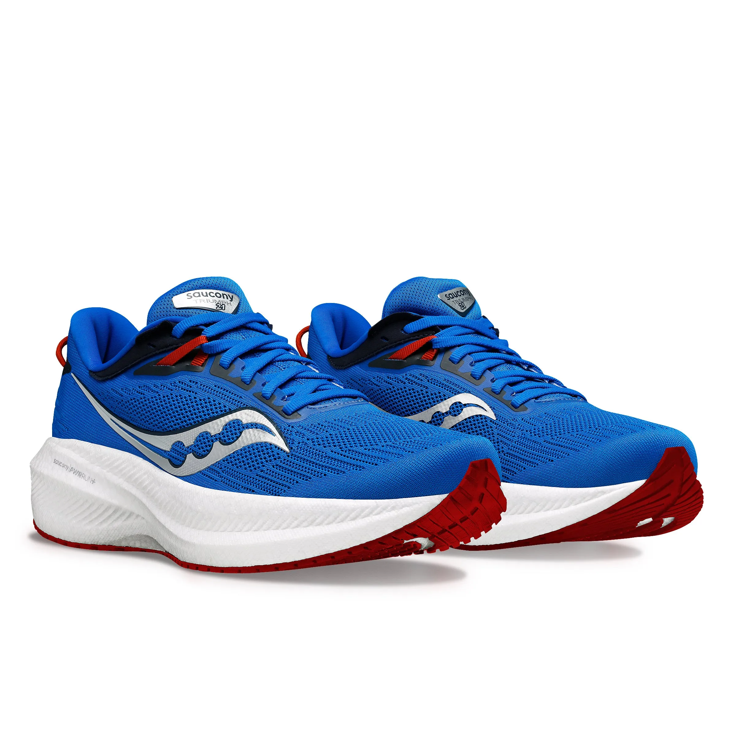 Mens Saucony Triumph 21 - Cobalt Blue/Silver Running Shoes 