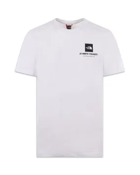 T-Shirt Uomo The North Face Coordinates Bianco