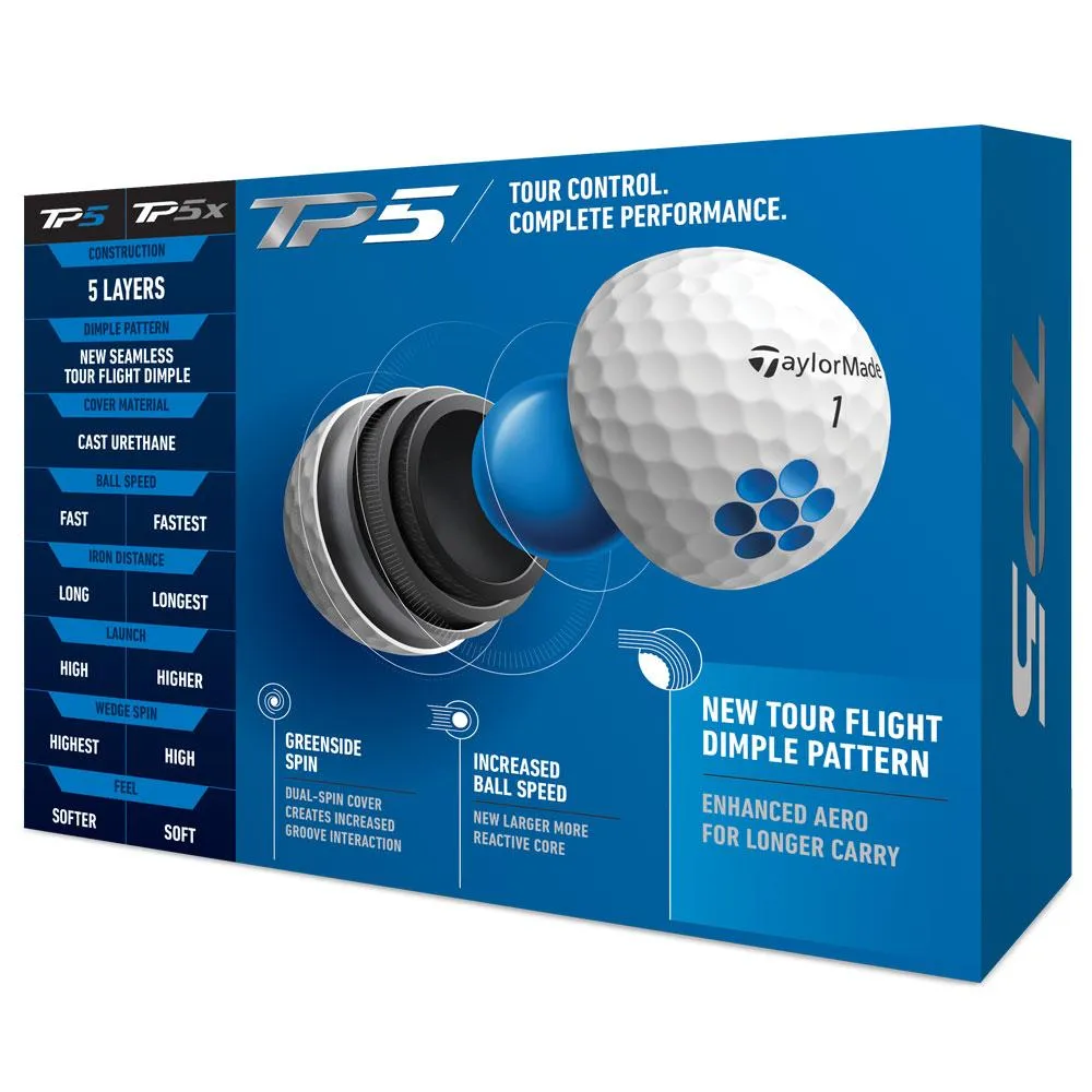 TaylorMade TP5 Golf Balls '21 - Dozen