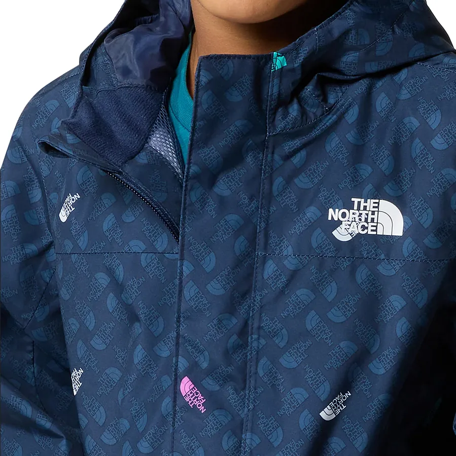 The North Face Antora NF0A7ZZPVIK1 Kids Rain Hooded Jacket Blue