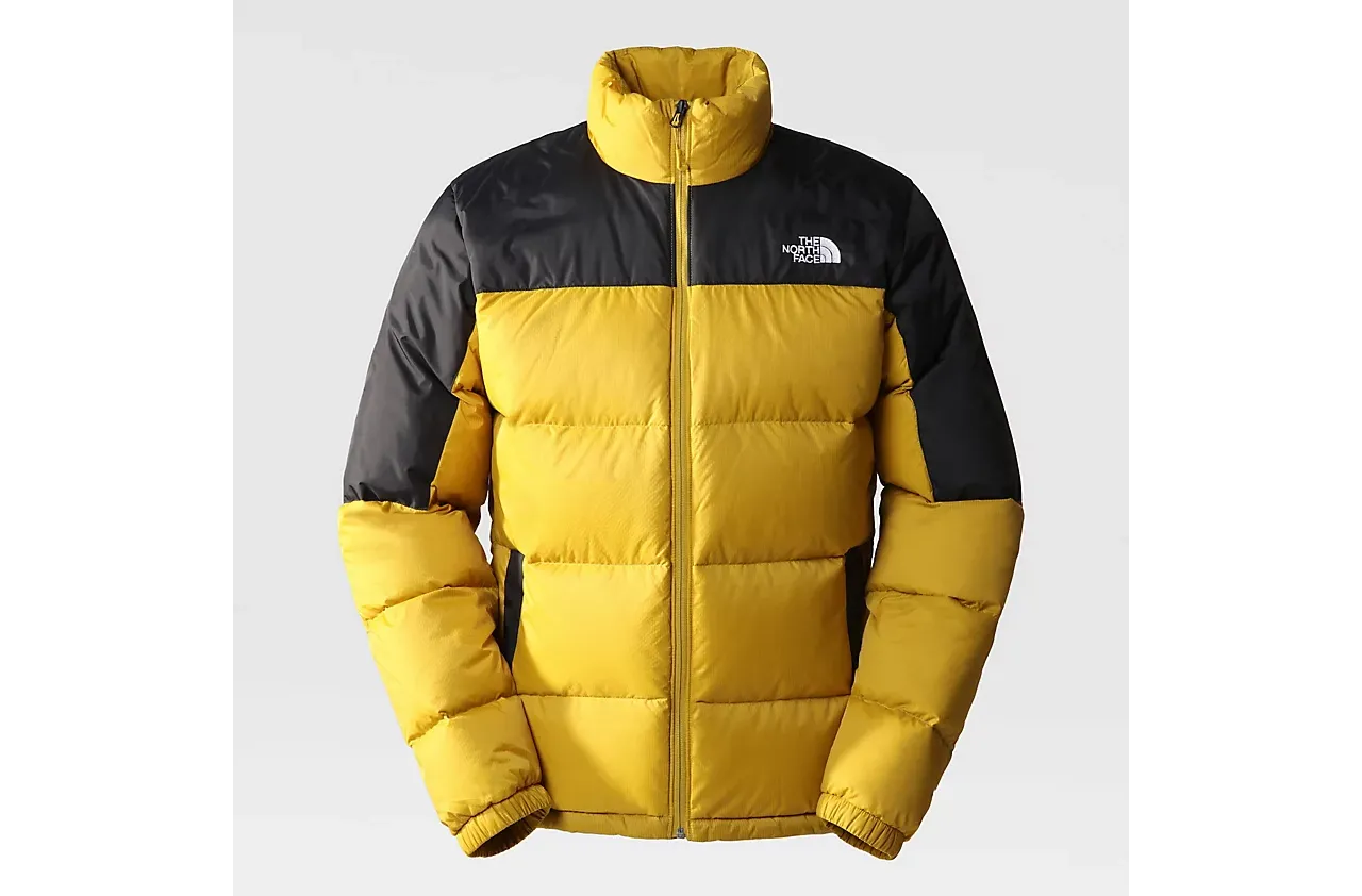 The North Face Diablo men's down jacket NF0A4M9J81U yellow gold black 