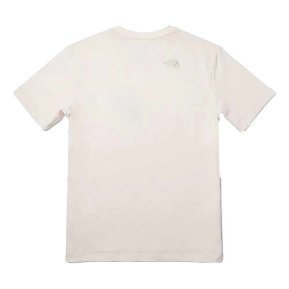 THE NORTH FACE M S/S HYBRID POCKET TEE - AP-CREAM