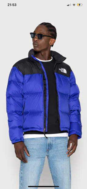 The North Face Nuptse 1996 Uomo Nero Blu Lapis