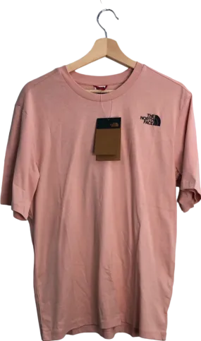 The North Face Pink Relaxed LOGO Tee UK M