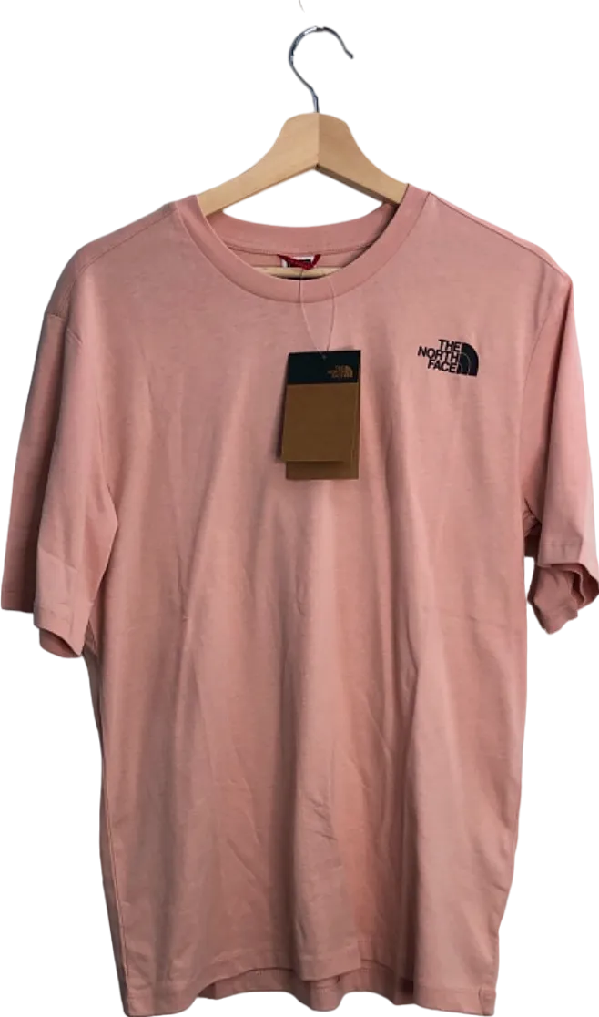 The North Face Pink Relaxed LOGO Tee UK M