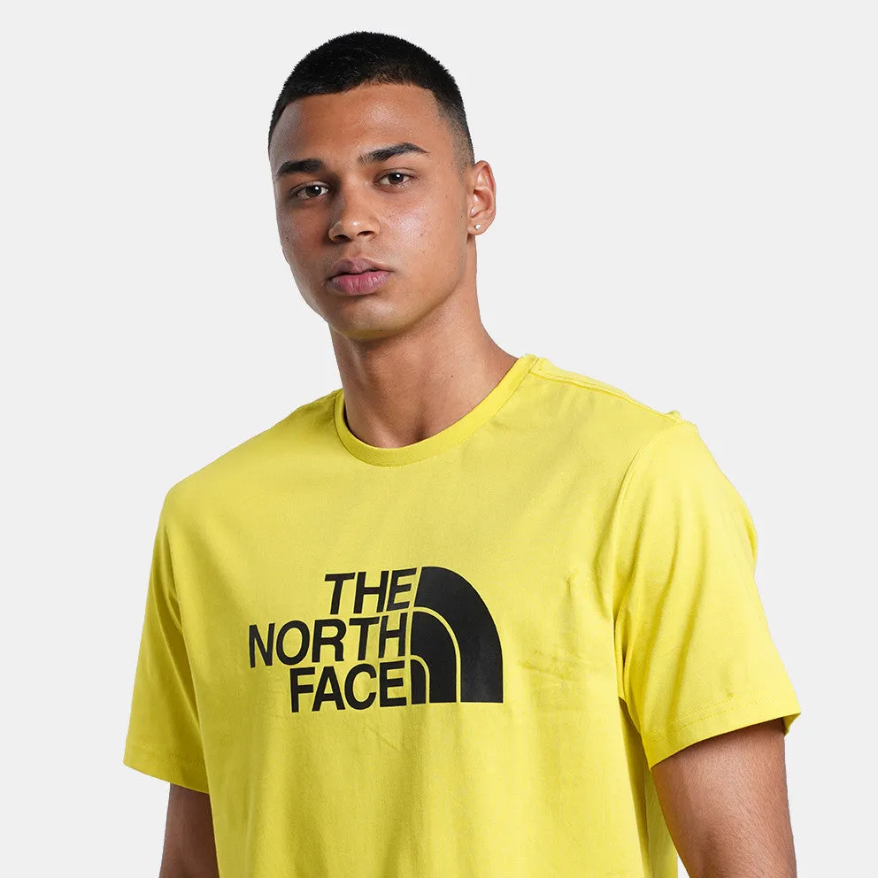 The North Face T-Shirt Easy Tee Giallo Big Logo Frontale