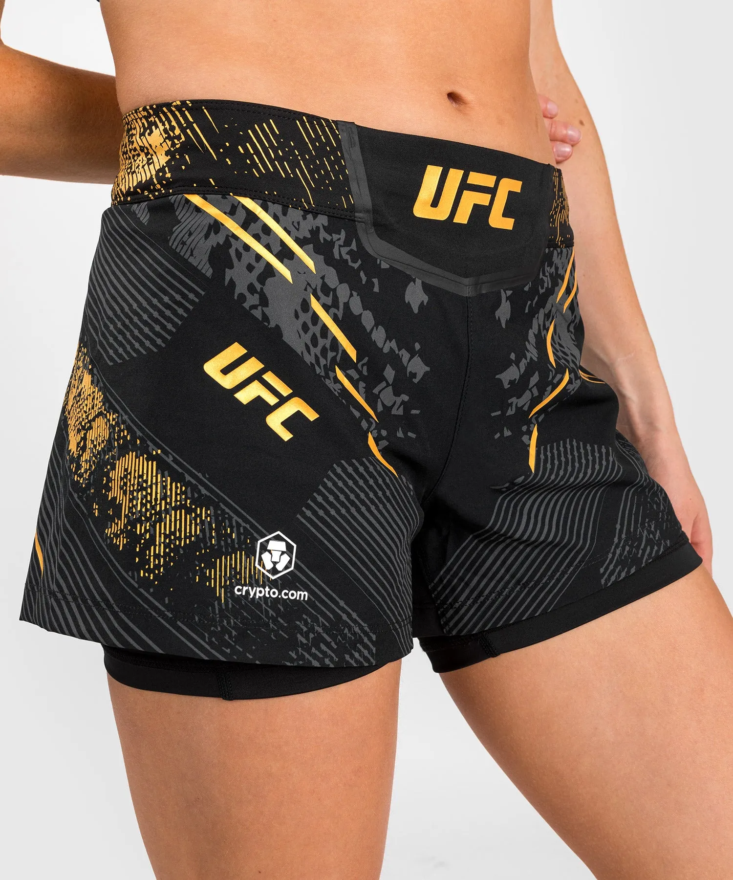 UFC Adrenaline by Venum Personalized Authentic Fight Night Women’s Fight Short - Champion