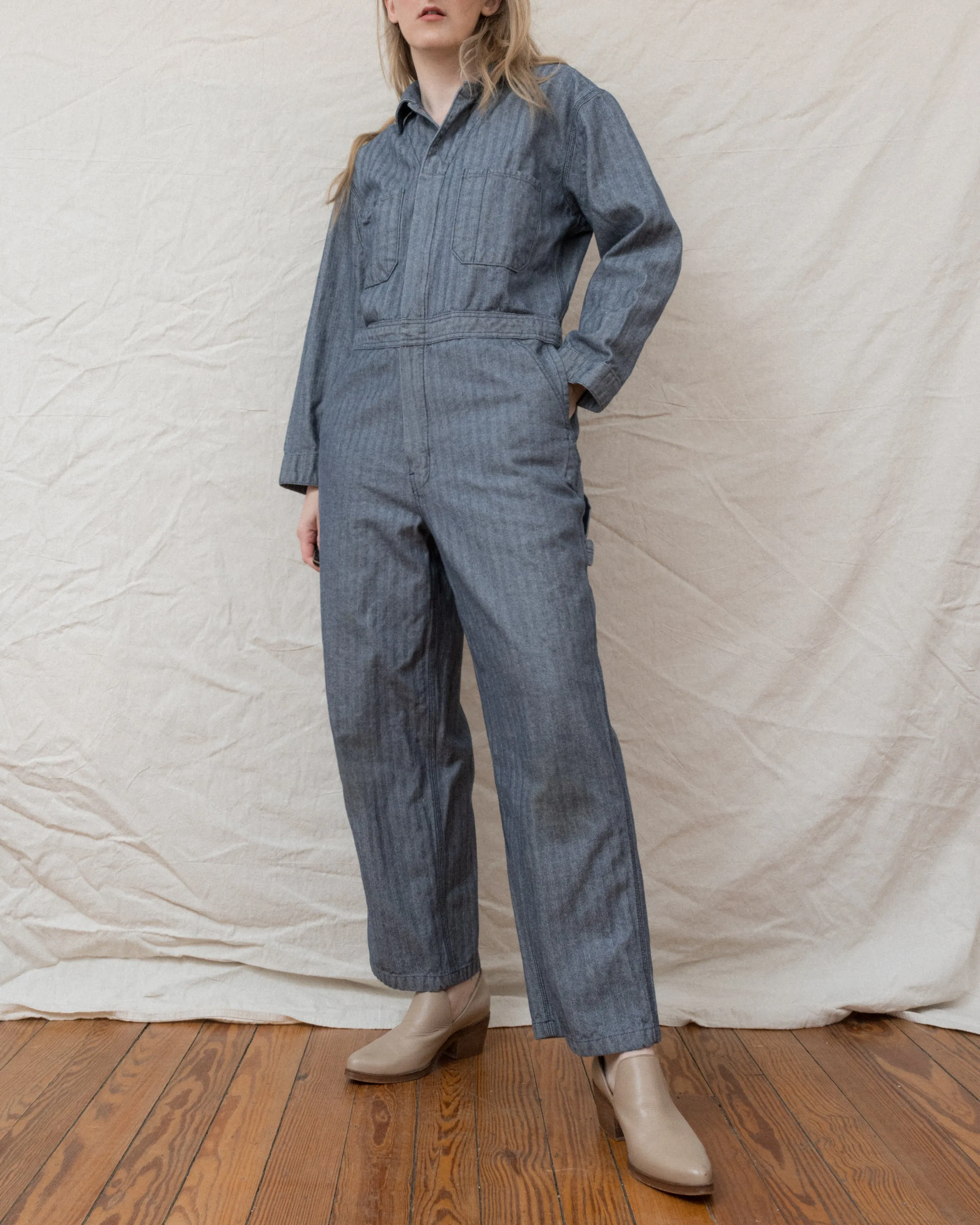 Vintage Herringbone Overalls (S-L)