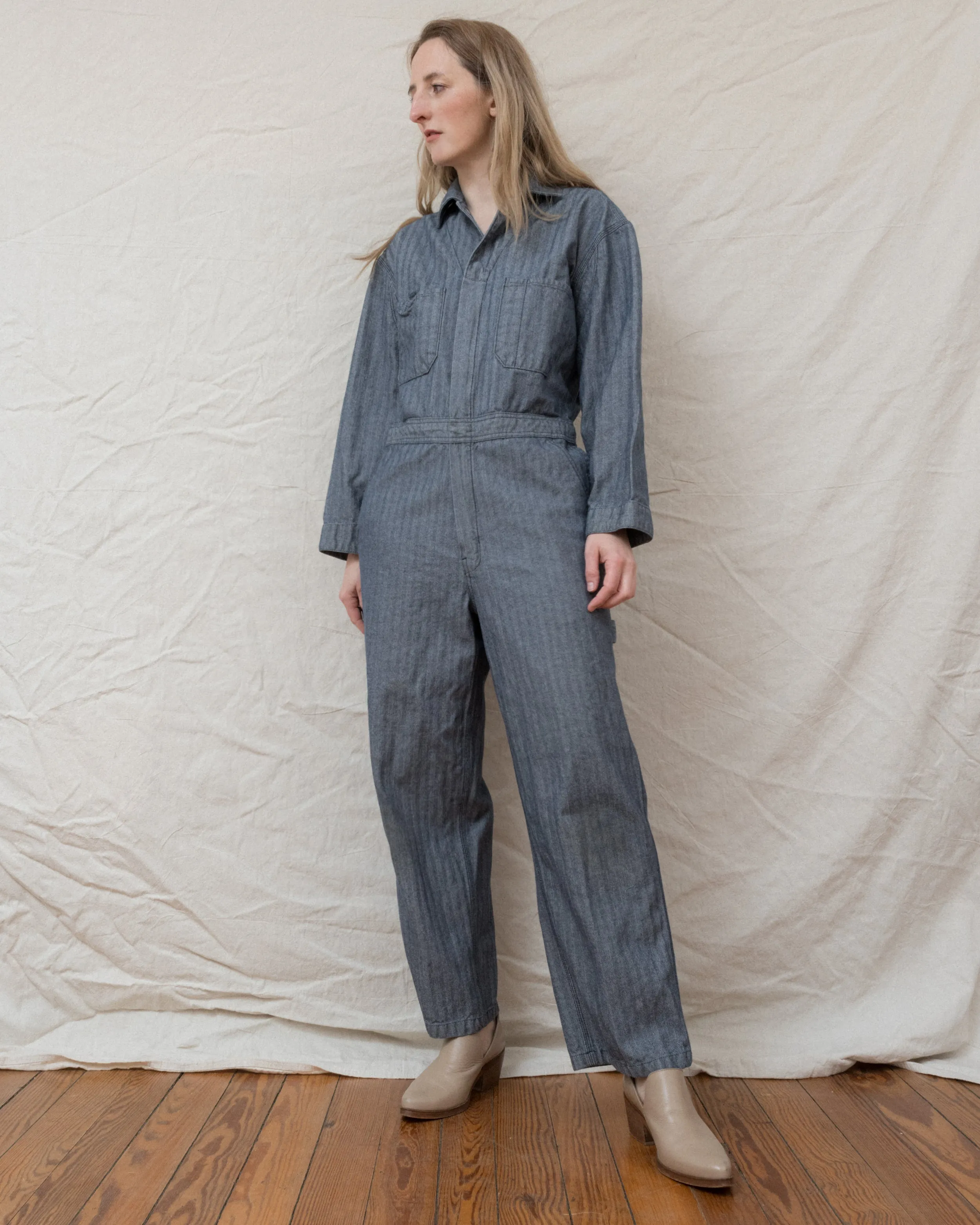 Vintage Herringbone Overalls (S-L)