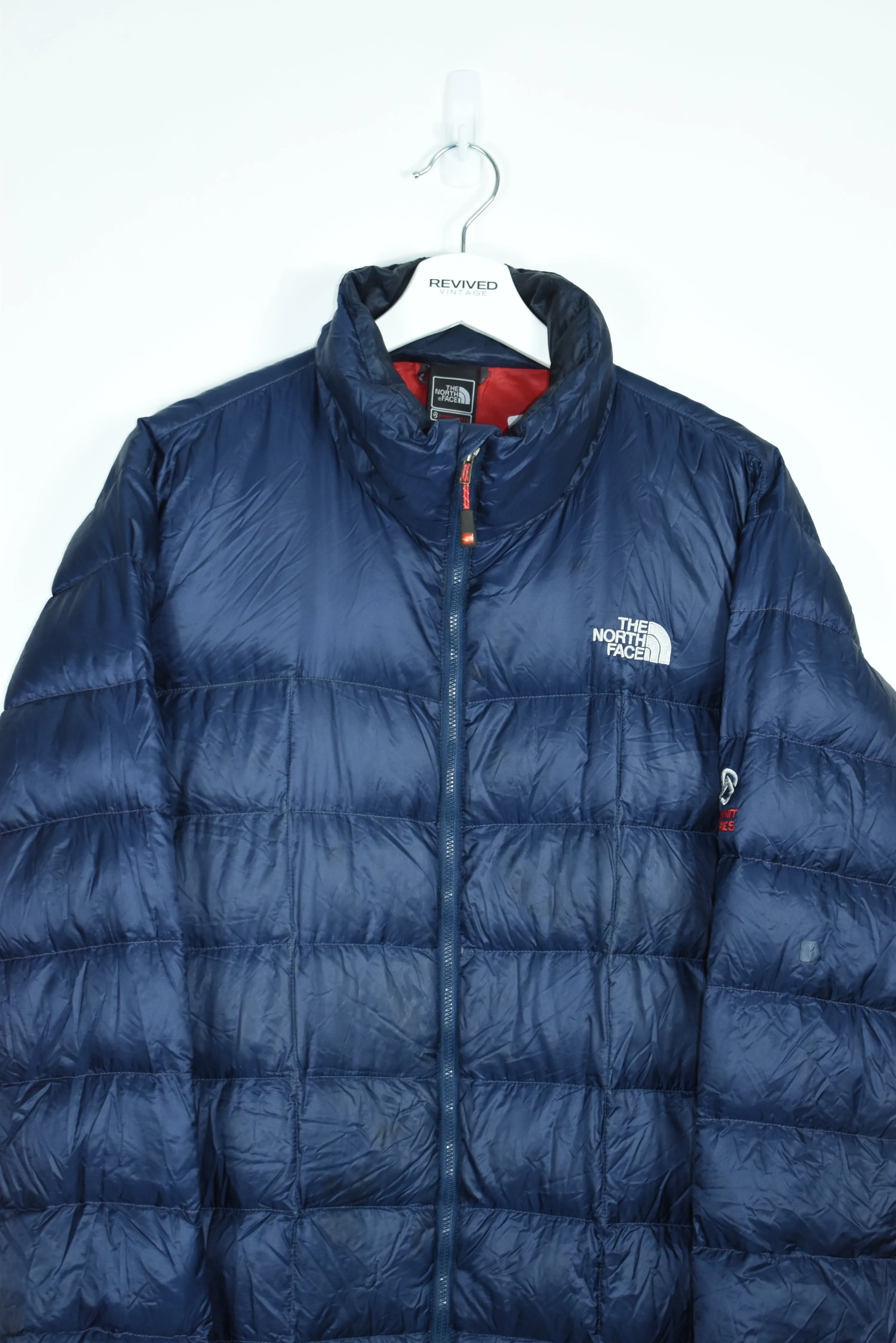 Vintage North Face Navy Puffer 800 Sumit Series LARGE /XL