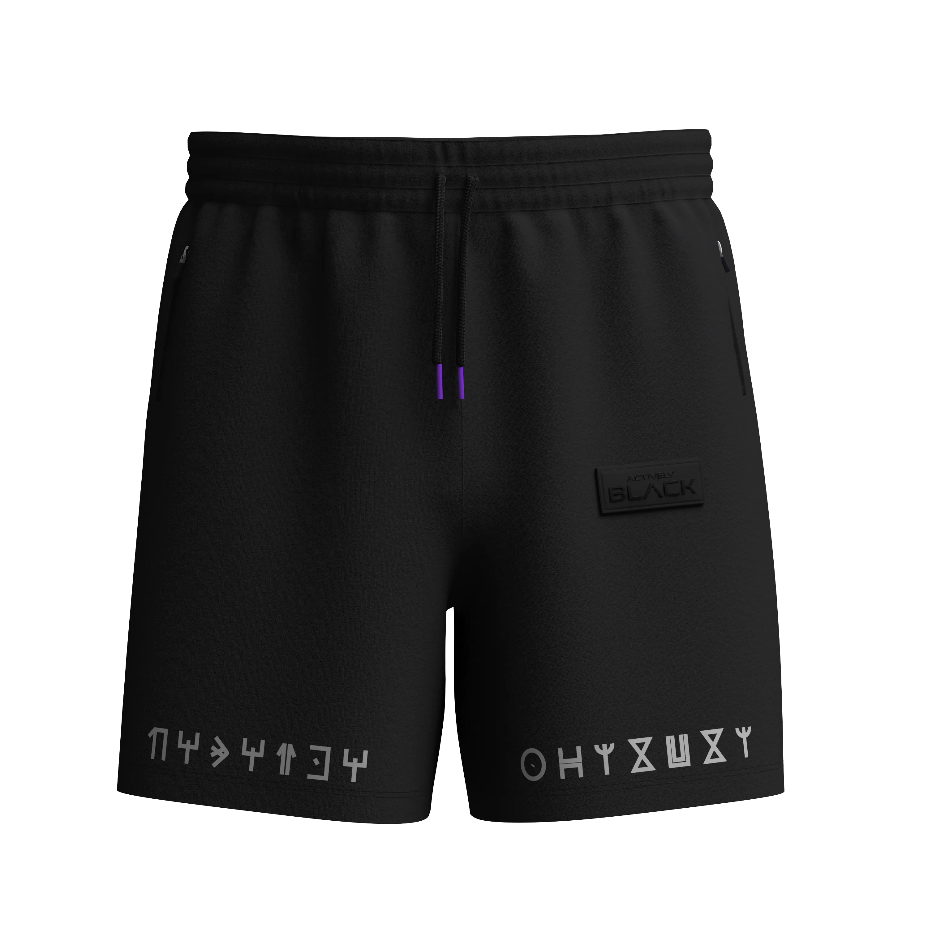 Wakanda Forever x Actively Black Merch Shorts