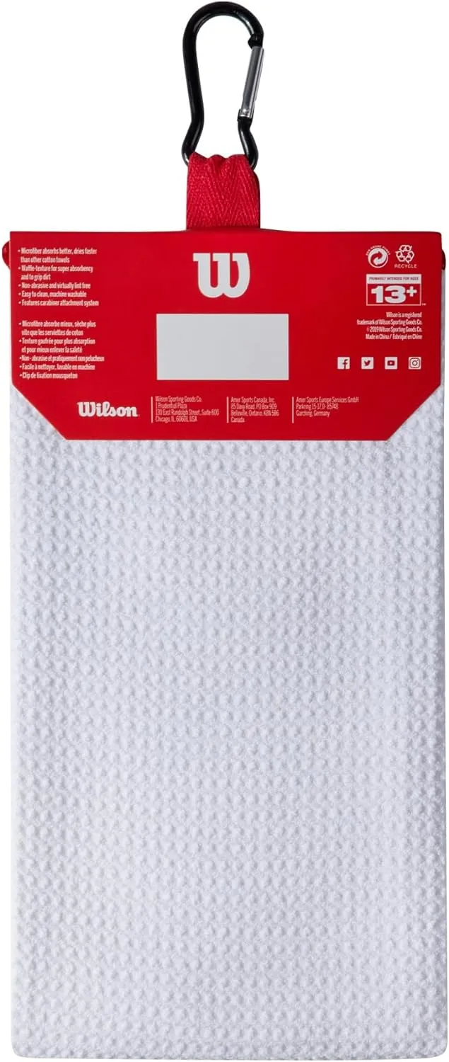 Wilson Staff Microfiber Golf Towel - 16 x 21 in.